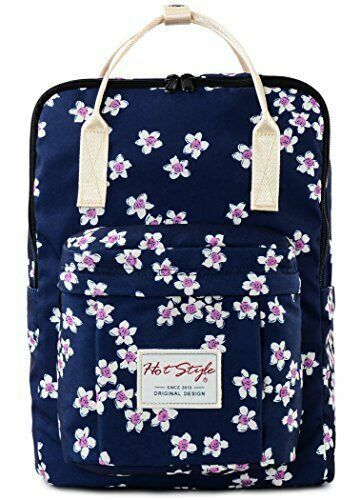 BESTIE 14" College Bookbag Backpack Cute for Women, 14.6"x10.3"x5.1"