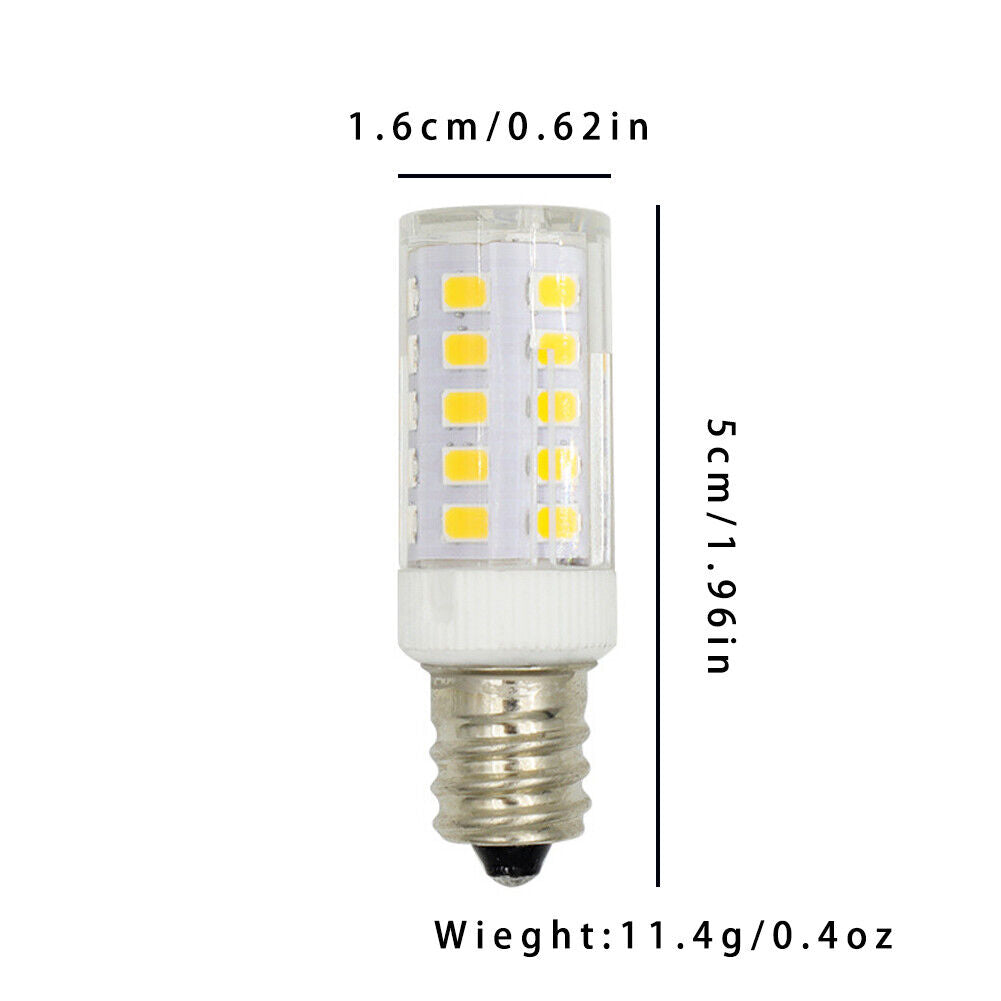 US 10-20 Pack LED Corn Bulb Ceiling Fan Lights Candelabra Daylight Ceramics Lamp