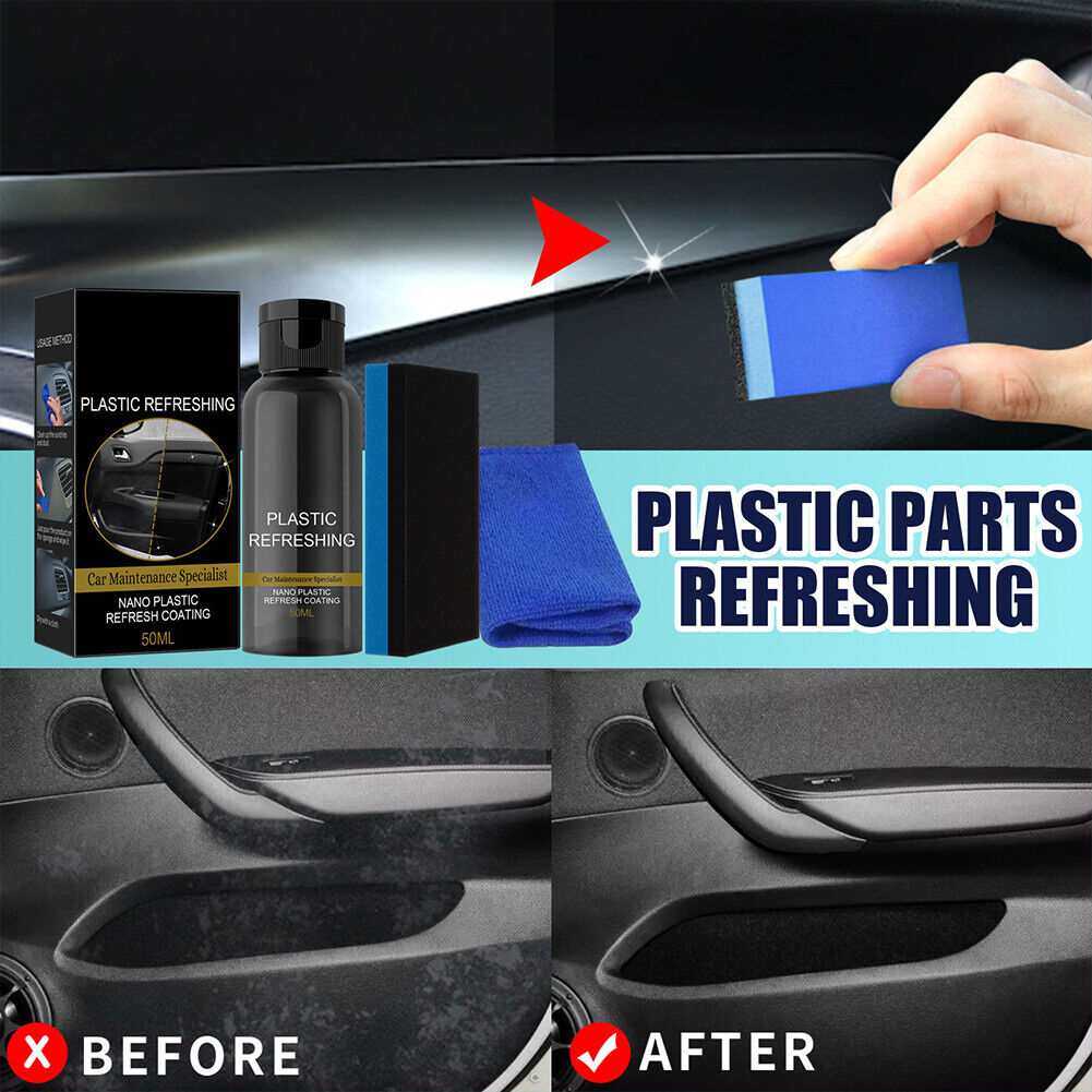 US Car Plastic Revitalizing Coating Plastic parts Refurbish Agent Kit Dustproof