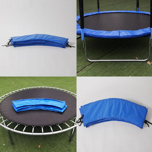 US 14' Round Trampoline Safety Pad Replacement Frame Spring Blue Cover Universal