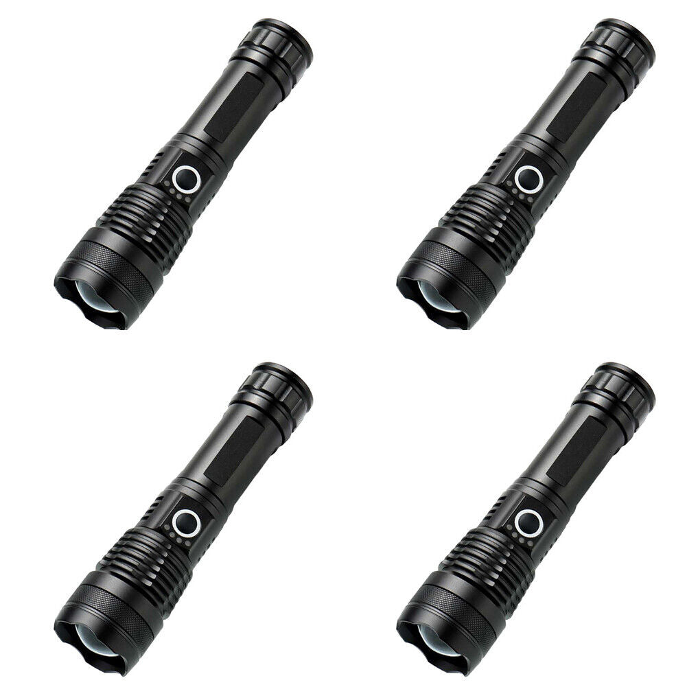 US 2-4 Pc Super Bright Waterproof Battery Flashlights Emergencies Camping Hiking