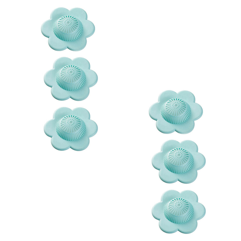 US 3-6 Silicone Sink Hair Catcher Stopper Bathtub Shower Drain Plug Cover Filter