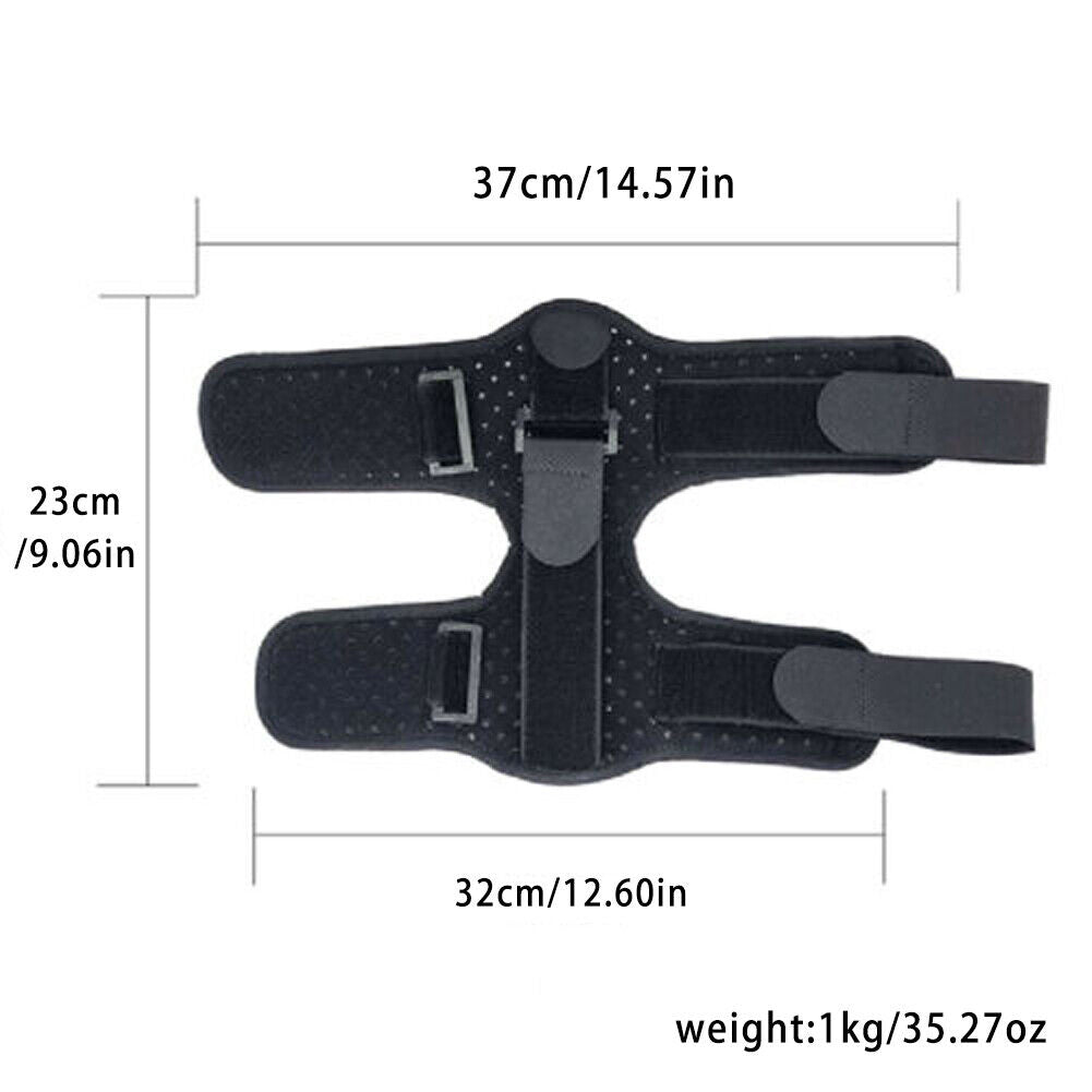 US 2-4 Pairs Adjustable Ankle Brace Foot Drop Orthotic Brace Support Toe Pain
