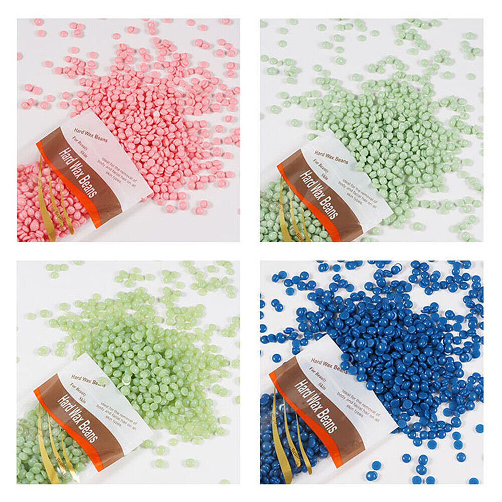 200g Natural Hard Wax Beans Beads for Painless Body Hair Removal Waxing Warmer