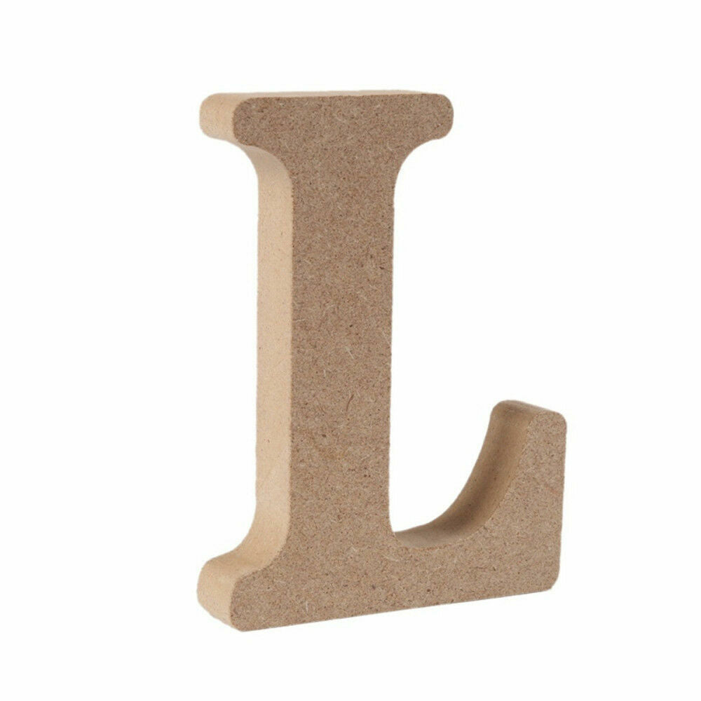 US 3.93'' A-Z Wooden Letters Alphabet Self Standing Wedding Party/Home/Decor Lot