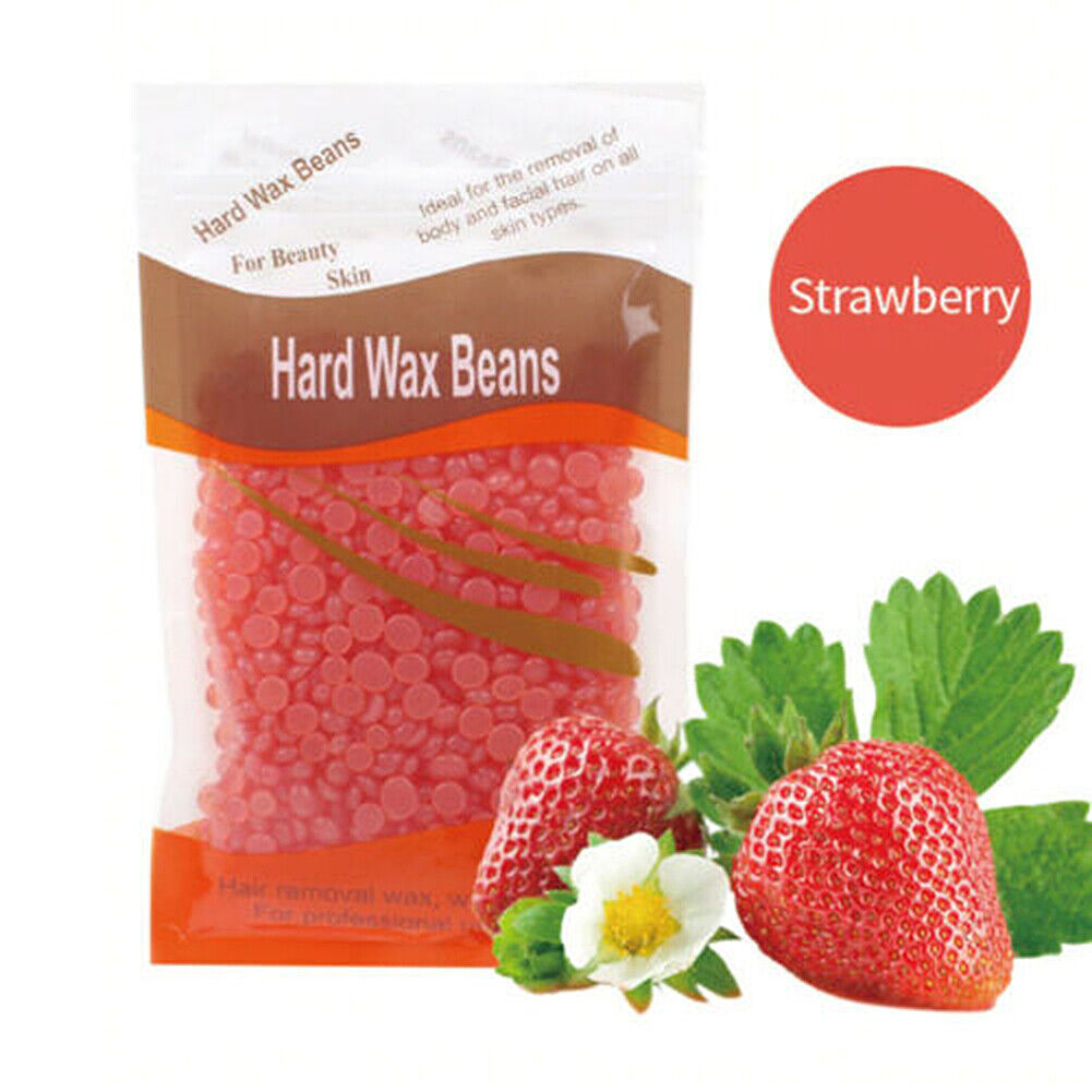 200g Natural Hard Wax Beans Beads for Painless Body Hair Removal Waxing Warmer