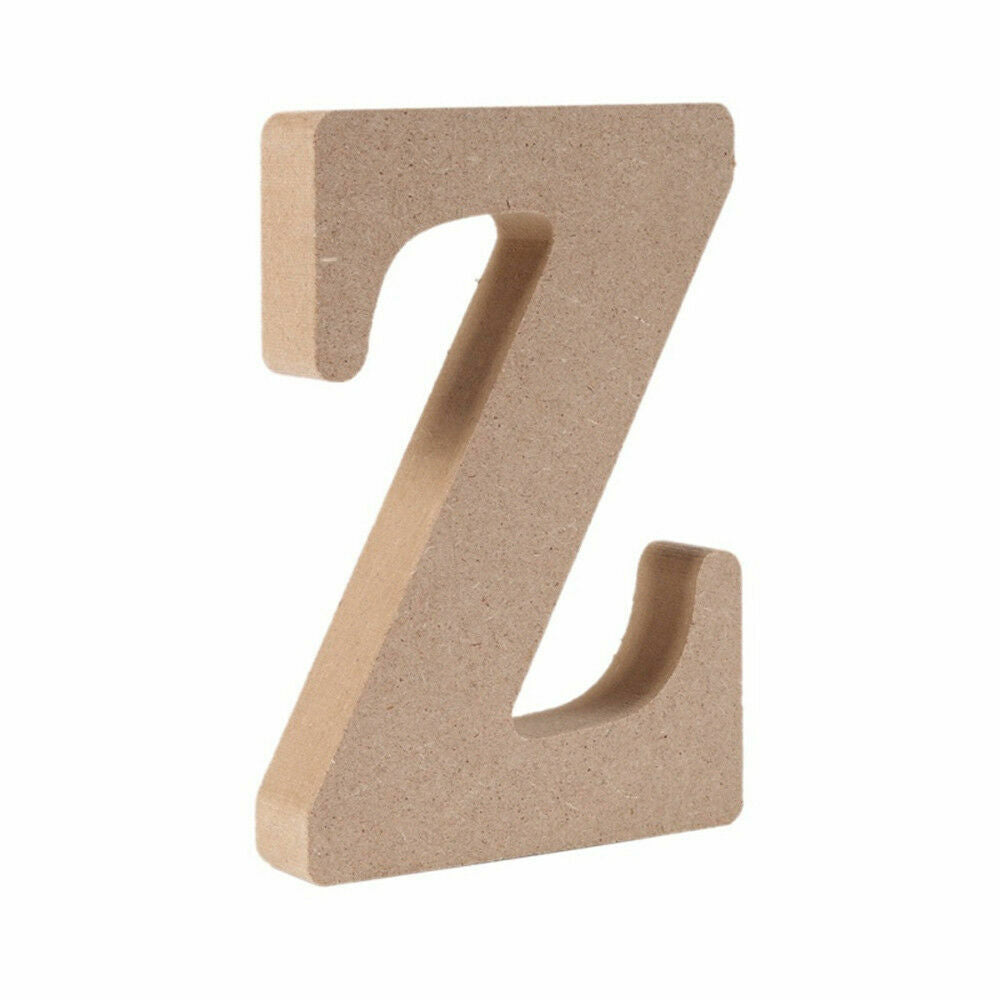 US 3.93'' A-Z Wooden Letters Alphabet Self Standing Wedding Party/Home/Decor Lot