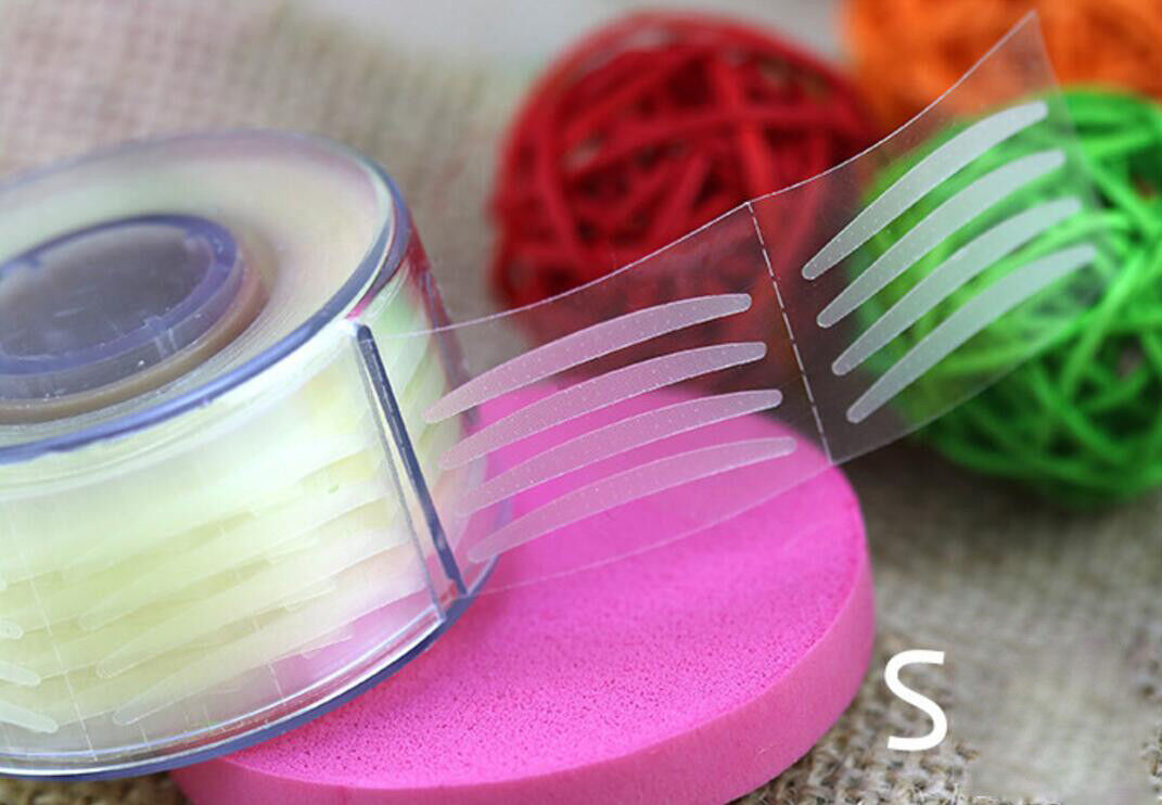 300 Pairs Adhesive Invisible Wide/Narrow Double Eyelid Stickers Eye Tape Makeup