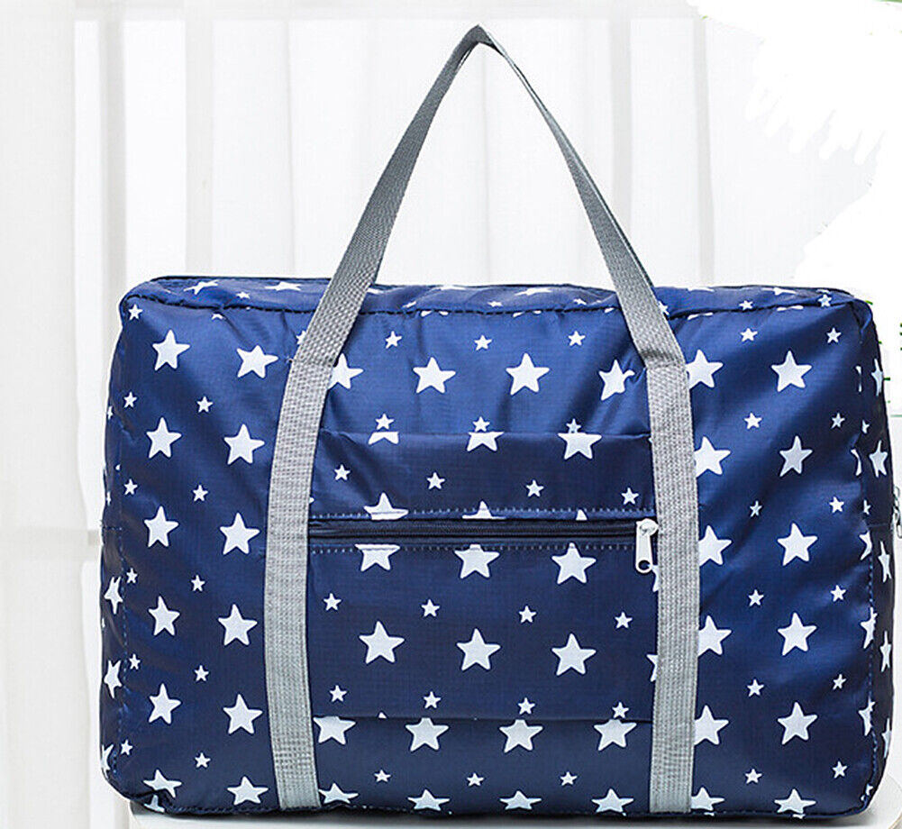 US Foldable Travel Luggage Carry-on Shoulder Duffle Bag Lightweight Sport Tote