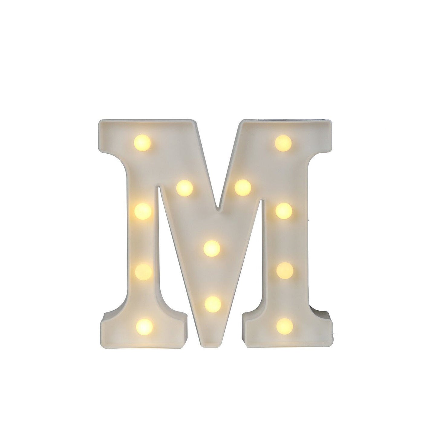 Light Up Letter LED Alphabet PlasticParty Sign Wedding Festival Stand Decoration