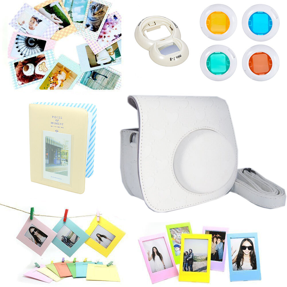 USA 7 in 1 Fujifilm Instax Mini 8 8+ 9 Instant Film Camera Accessories Bundles