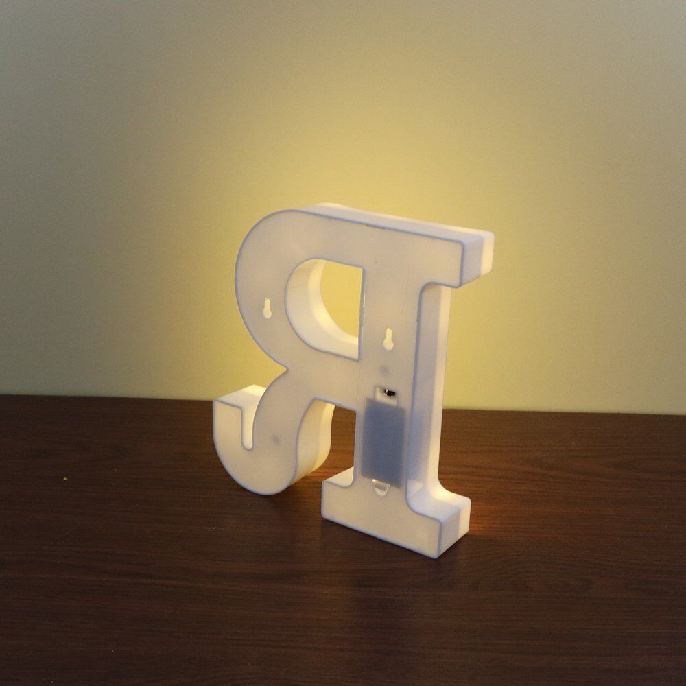 Light Up Letter LED Alphabet PlasticParty Sign Wedding Festival Stand Decoration