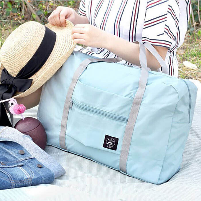 US Foldable Travel Luggage Carry-on Shoulder Duffle Bag Lightweight Sport Tote