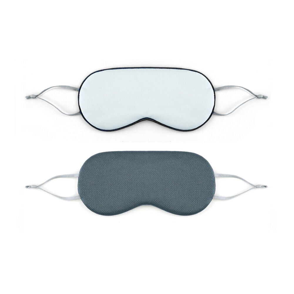 US 2-in-1 Double-Sided Sleep Eye Mask Warm&Cool Travel Breathable Blindfold Mask