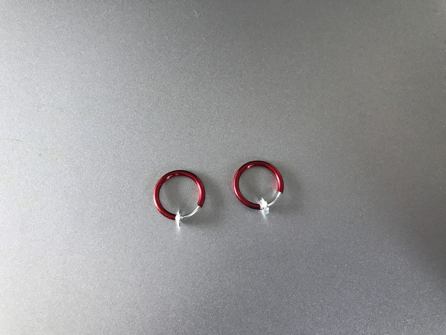 Clip-On Spring Action Non-Piercing Fake Septum Lip Cartilage Nose Tragus Ring