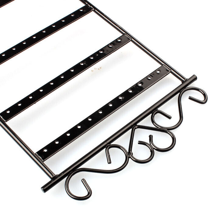 US Earrings Necklace Jewelry Stand Holder Rack Tower Tree Metal Display Shelf