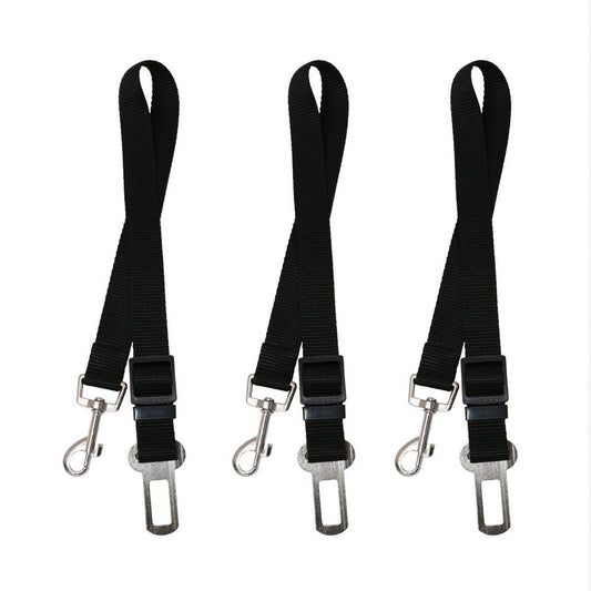 3 PCS Adjustable Pet Dog Cat Car Seat Belt Safety Leads Vehicle Seatbelt Harness