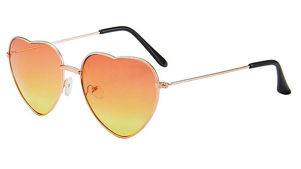 US Women Lovely Heart Shape Sunglasses Halloween Cat Eye Retro Sun Glasses UV400