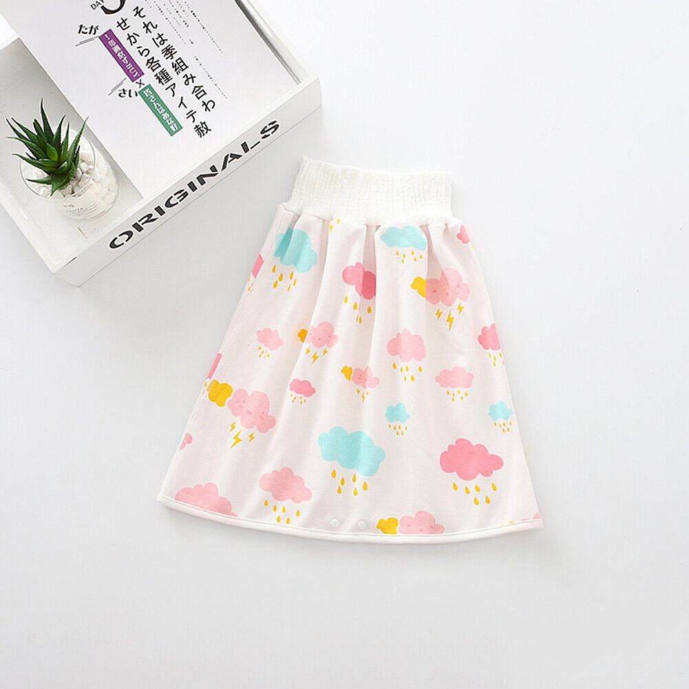 US Waterproof Cotton Training Pants Cloth Diaper Skirts Baby Night Time Sleeping