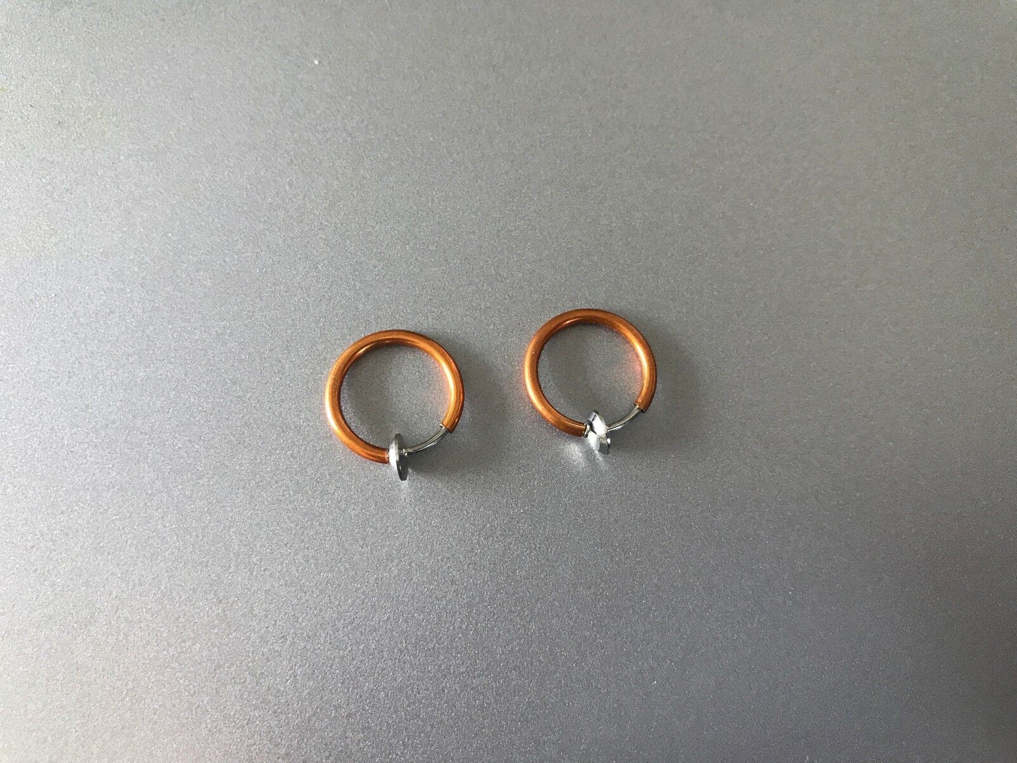 Clip-On Spring Action Non-Piercing Fake Septum Lip Cartilage Nose Tragus Ring