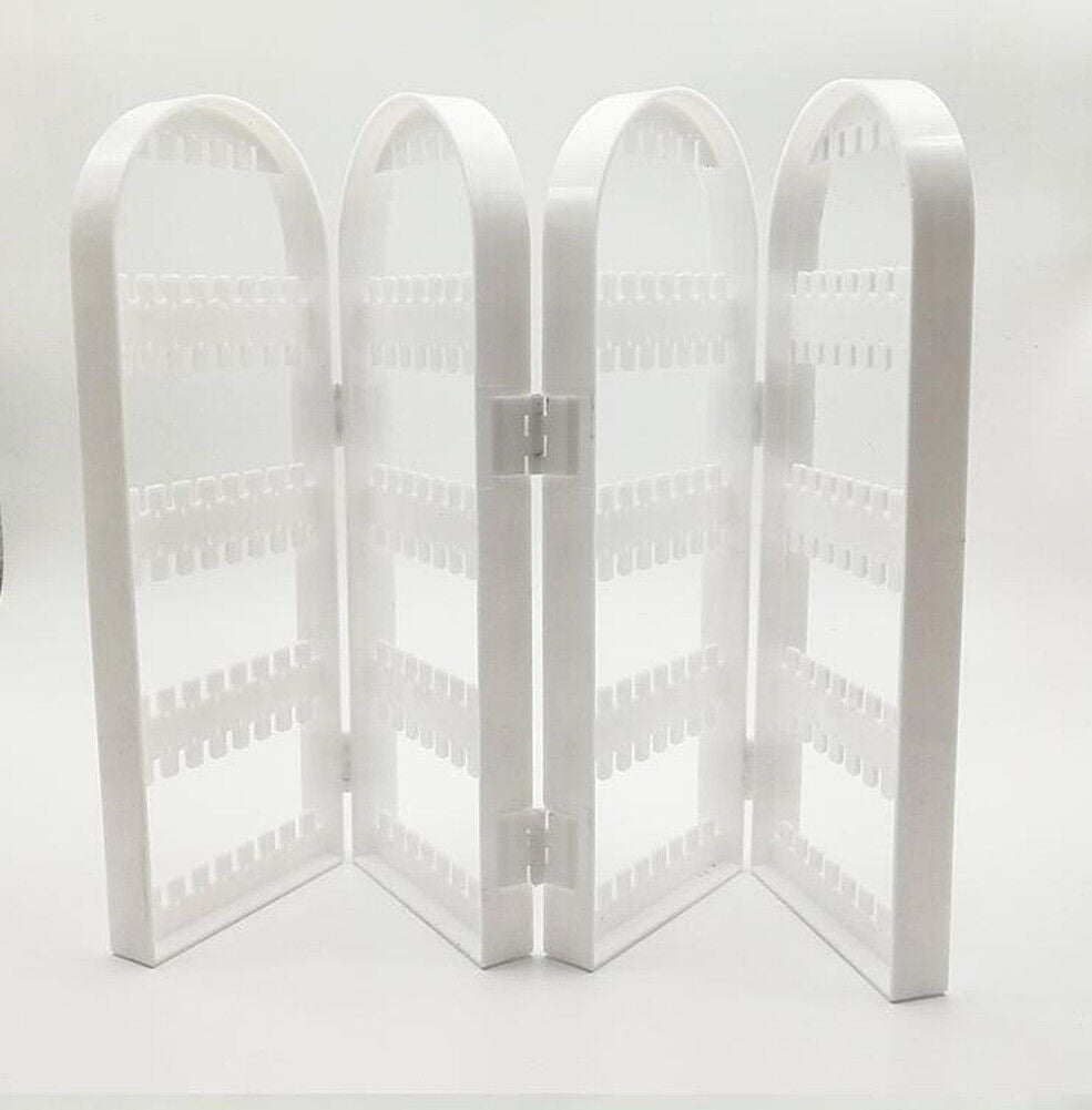 Jewelry Hanger Foldable Acrylic Earring Organizer Necklace Holder Bracelet Displ