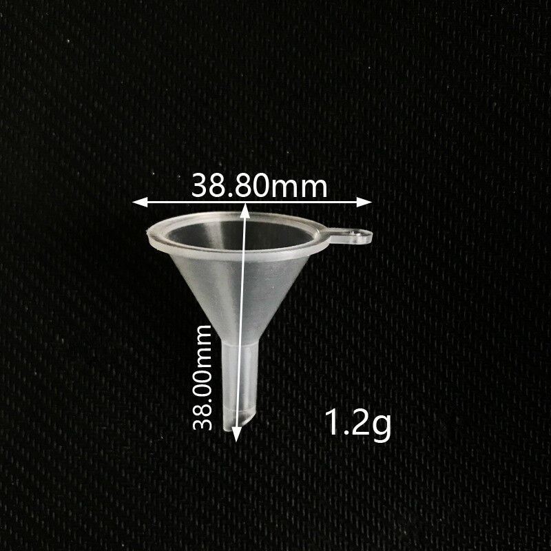 US 10~30pcs Small Plastic Perfume Diffuser Bottle Mini Liquid Oil Funnels Lab