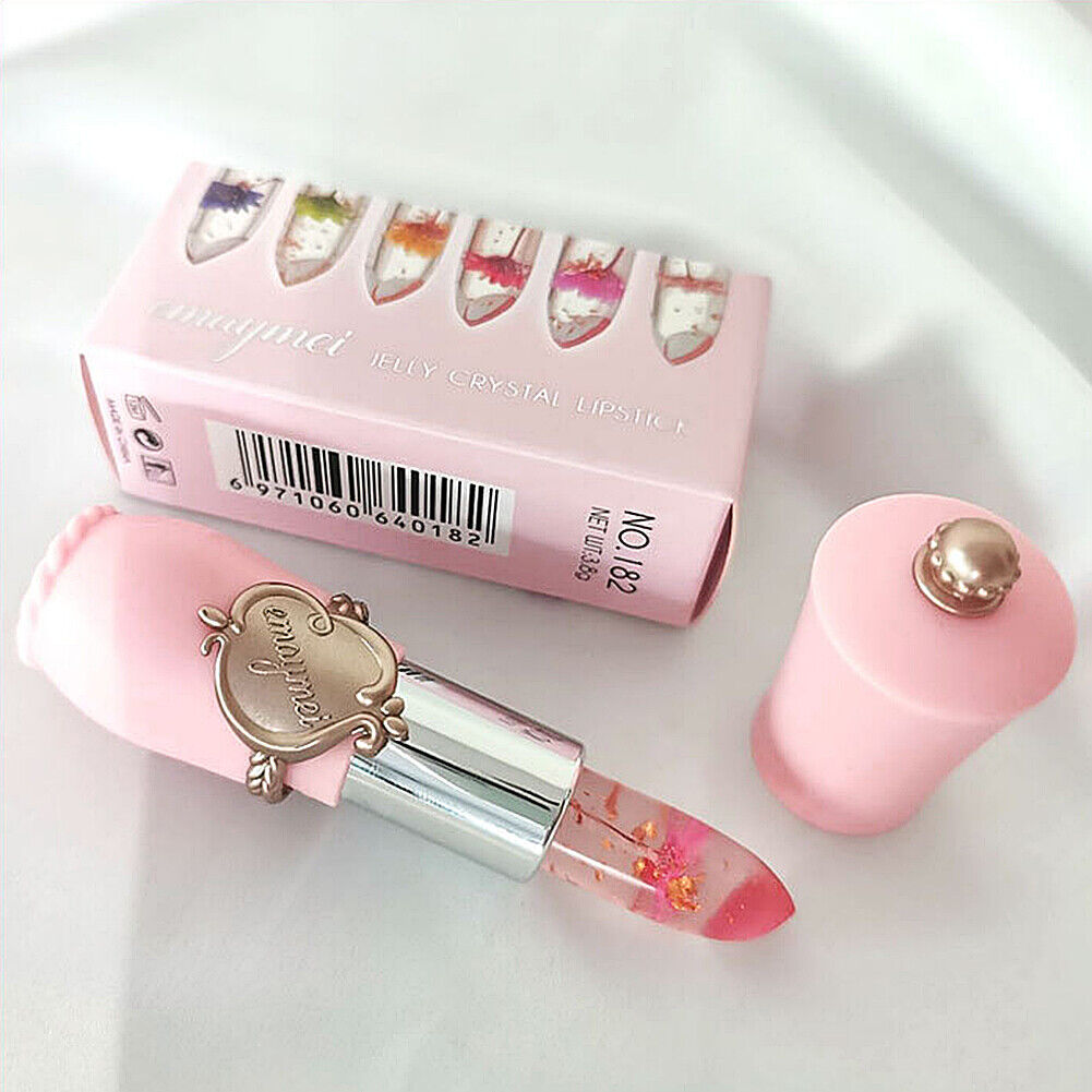 US Flower Lipstick Color Jelly Transparent Magic Changing Lip Temperature Change