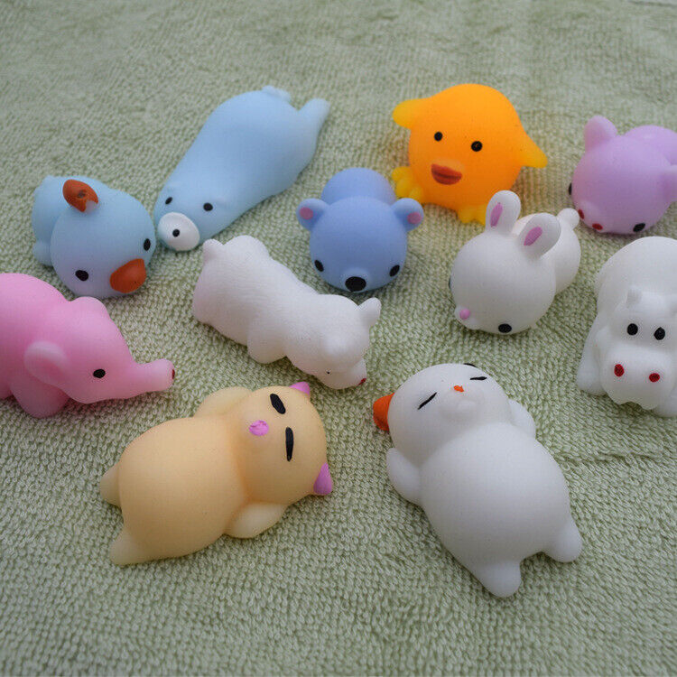 25~50 Squishy Lot Normal / Glow-in-the-darkf Rising Fidget Cute Animal Hand Toy