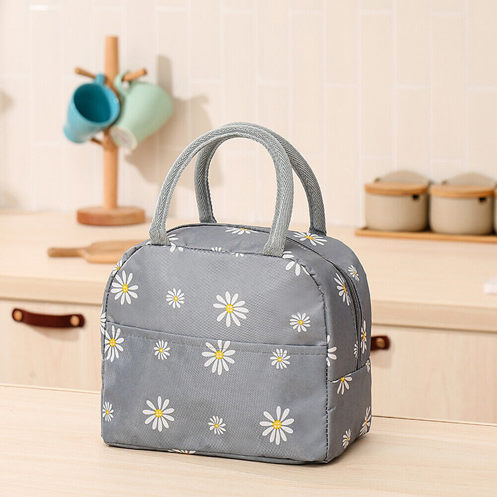 US Portable Insulated Lunch Bag Bento Box Cooler Tote for Kids Adult Men Women