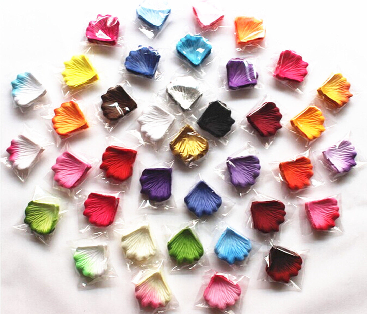 1000~5000pcs Various Colors Silk Flower Rose Petals Wedding Party Decorations