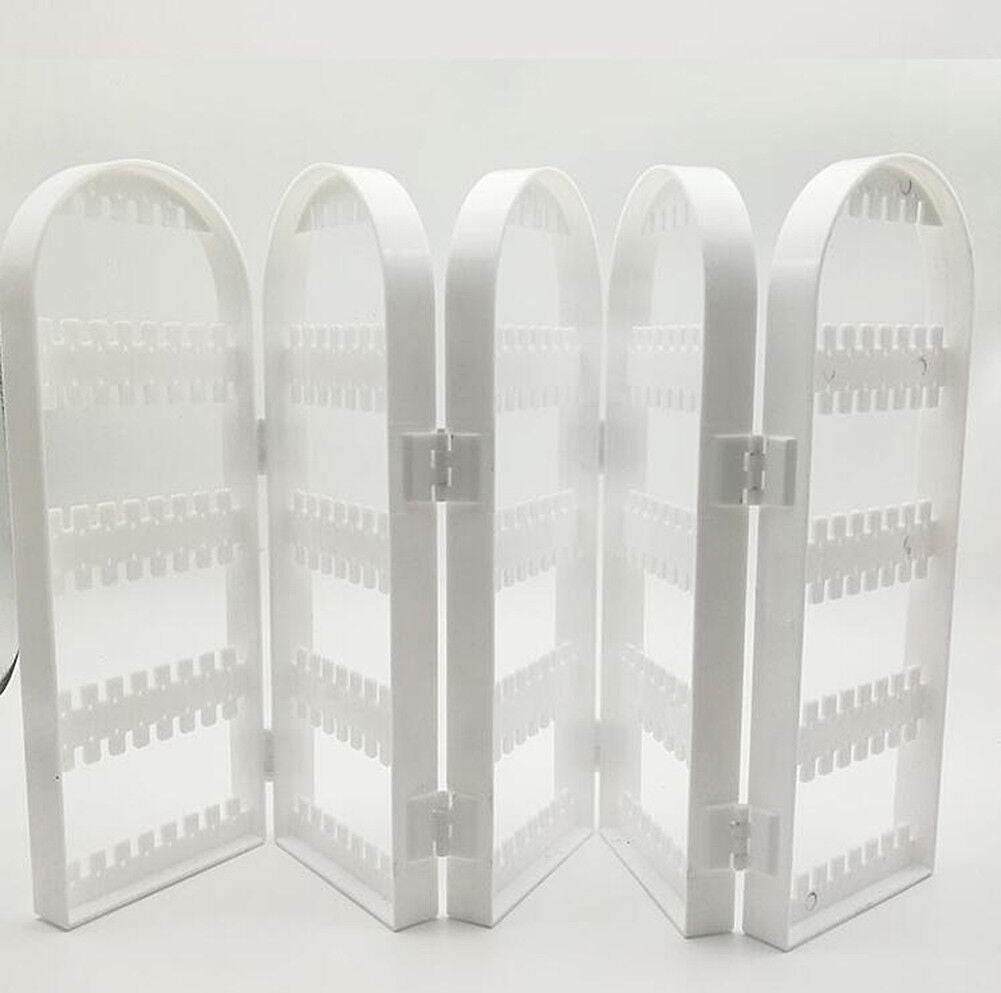 Jewelry Hanger Foldable Acrylic Earring Organizer Necklace Holder Bracelet Displ