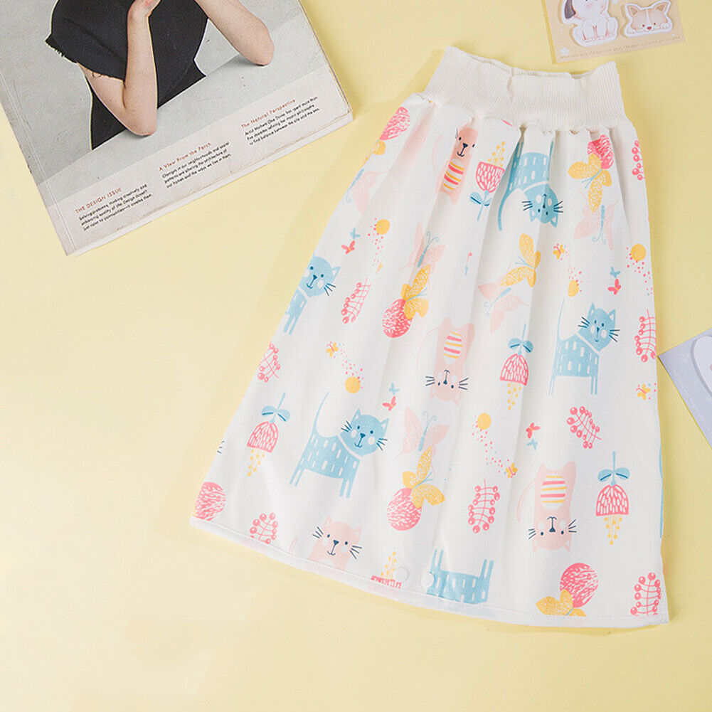 US Waterproof Cotton Training Pants Cloth Diaper Skirts Baby Night Time Sleeping