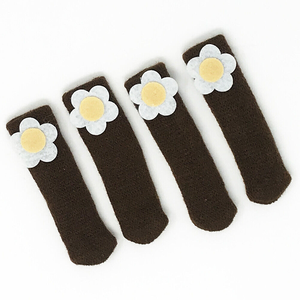 24 Pack Cat Paw Flower Bear Table Chair Foot Doorknob Floor Protector Sleeves US