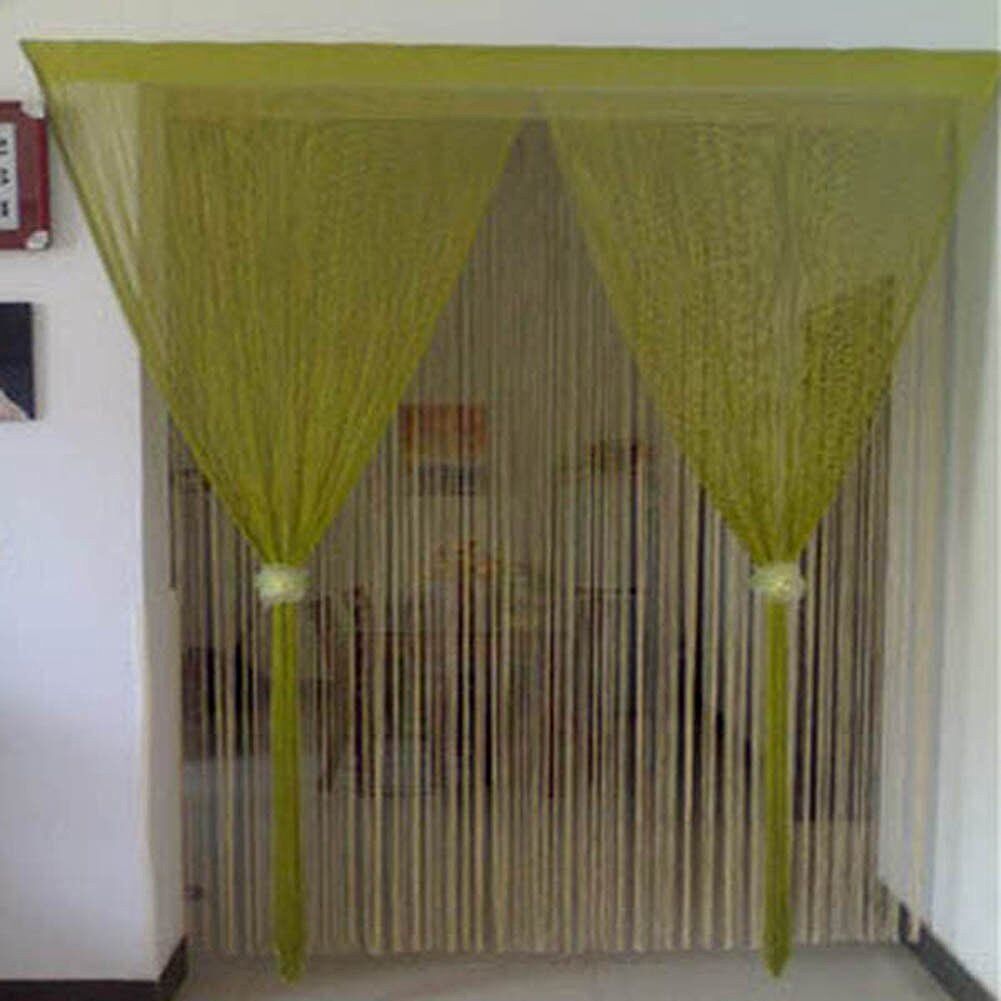 2 Pack Magik Line String Window Curtain Tassel Door Fringe Panel Room Divider
