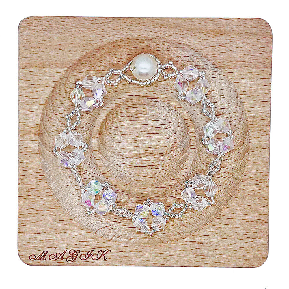 Magik 4-Petal Flower Floral Bracelet Elegant Light Luxury Adjustable Made in USA