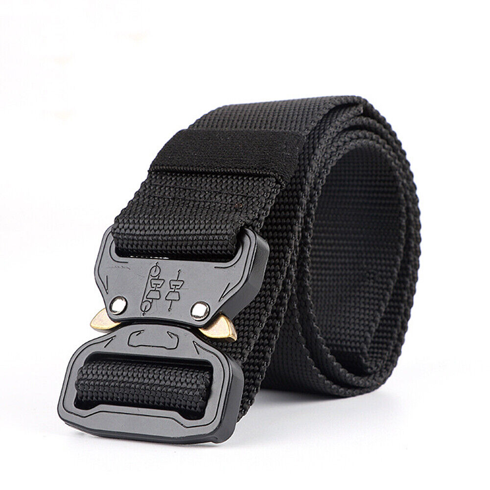 US Casual Military Tactical Belt Mens Army Combat Waistband Rescue Rigger Belts