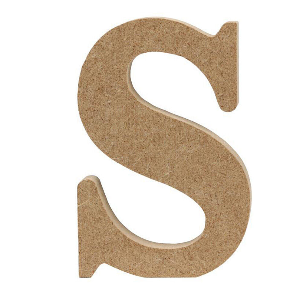 US 3.93'' A-Z Wooden Letters Alphabet Self Standing Wedding Party/Home/Decor Lot