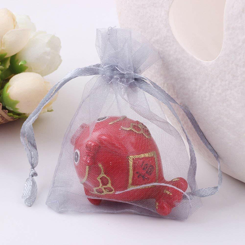 US 50~200 Sheer Coralline Organza Favor Gift Bags Jewelry Pouches Wedding Party