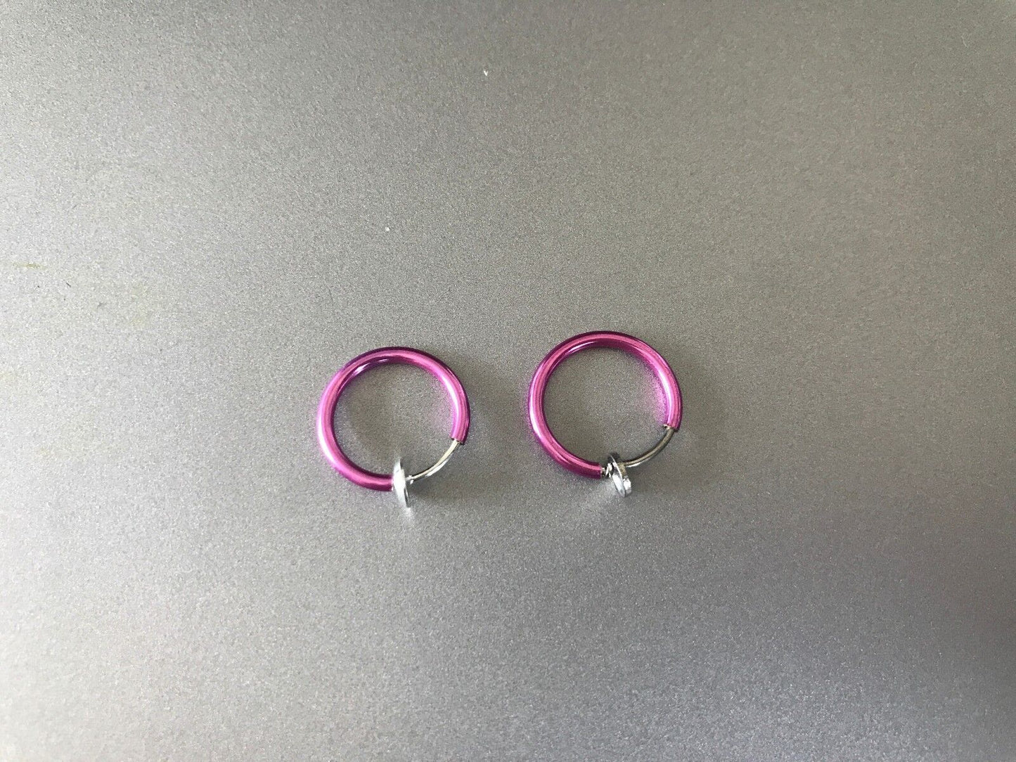 Clip-On Spring Action Non-Piercing Fake Septum Lip Cartilage Nose Tragus Ring