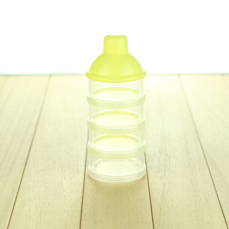 US 3-5 Layers Baby Milk Powder Formula Dispenser Stackable Storage Container Box