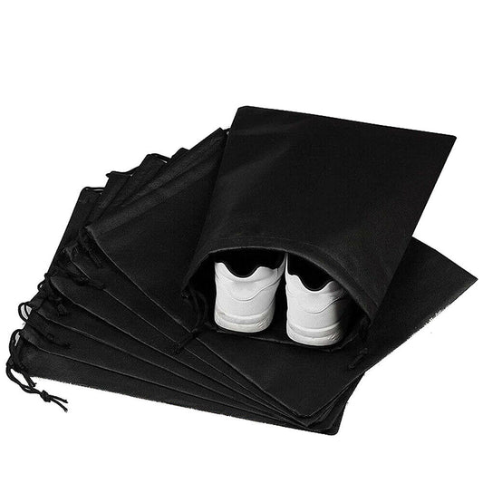 US 12PCS Boot Shoe Toy Storage Drawstring Bag Travel Organizer Large Dust-proof