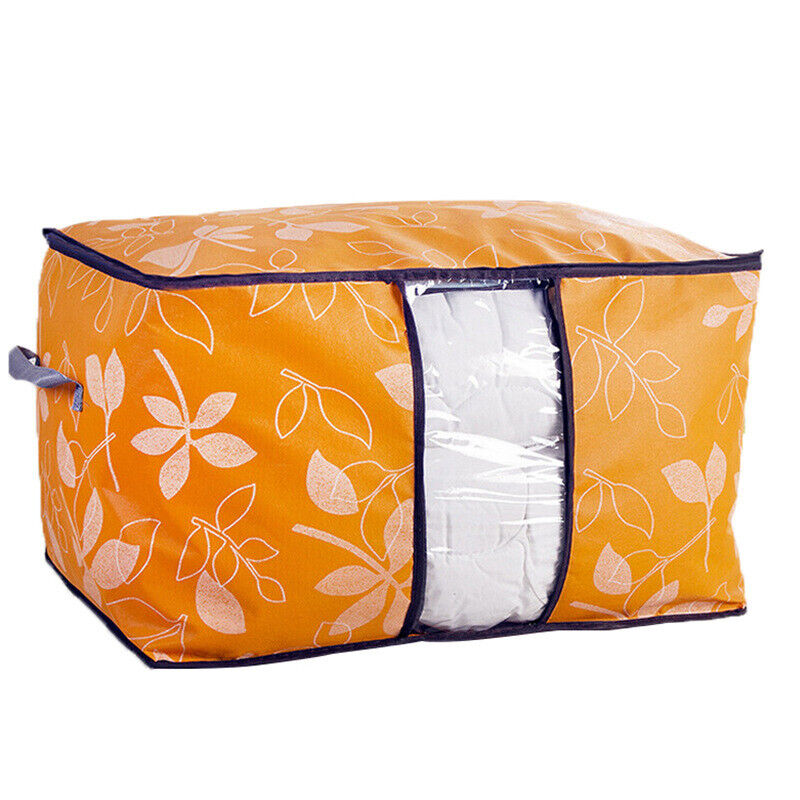 US Anti Dust Large Storage Bag Clothes Quilt Blanket Storage Sort Home Organizer