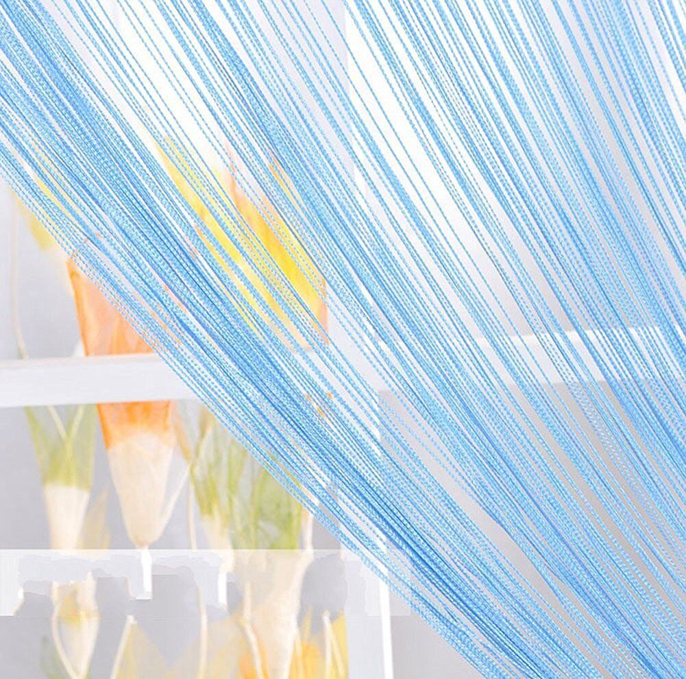 2 Pack Magik Line String Window Curtain Tassel Door Fringe Panel Room Divider