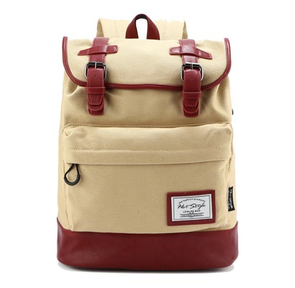 [HotStyle City Outdoor] 924s Retro Canvas Laptop Rucksack Backpack (19L)