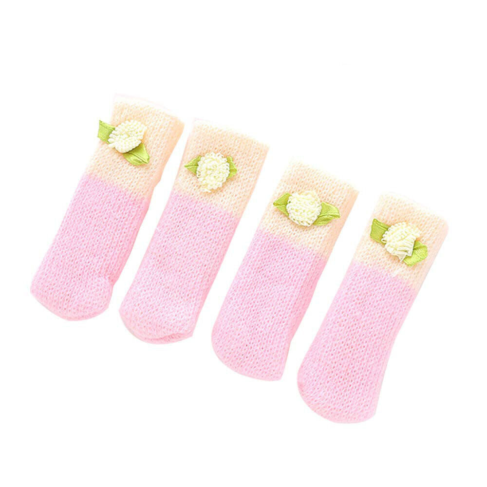 24 Pack Cat Paw Flower Bear Table Chair Foot Doorknob Floor Protector Sleeves US