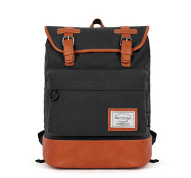 [HotStyle City Outdoor] 924s Retro Canvas Laptop Rucksack Backpack (19L)