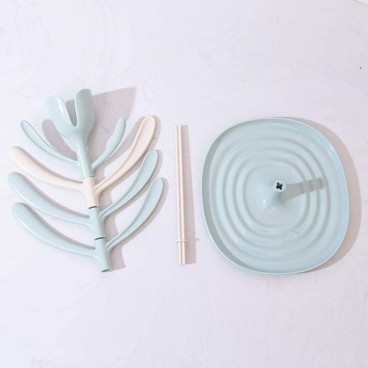 US Baby Feeding Bottle Drip Drying Rack for Teats Cups Pump Parts Keys Jewelry