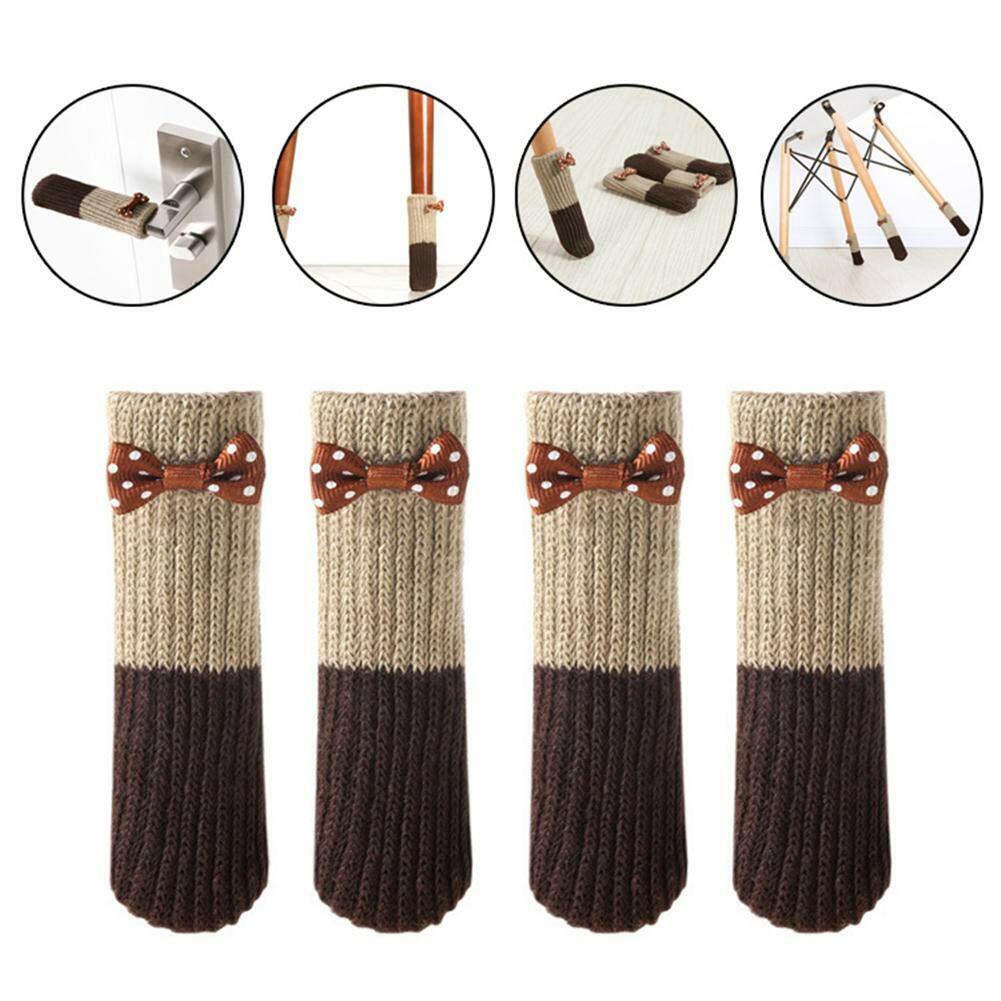 24 Pack Cat Paw Flower Bear Table Chair Foot Doorknob Floor Protector Sleeves US