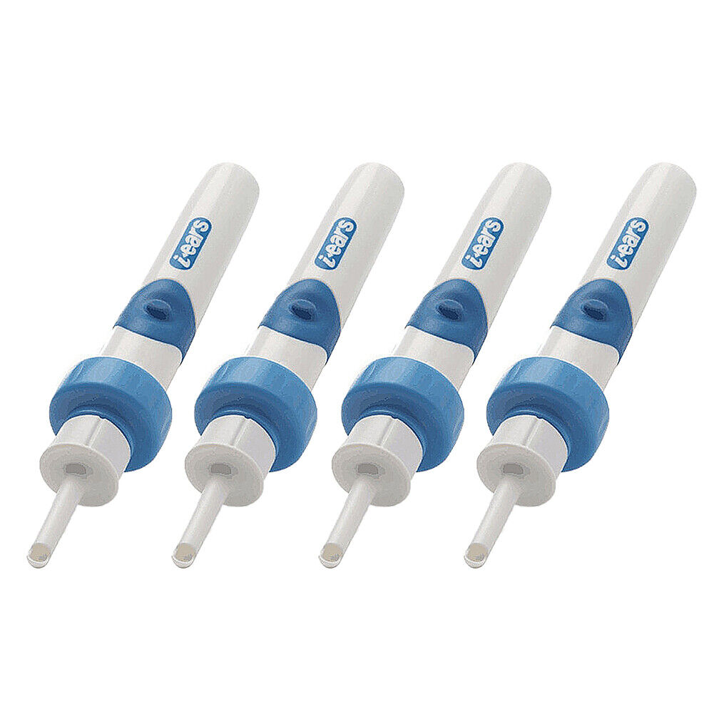 US 1-4 Electric Cordless Vacuum Ear Cleaner Wax Remover Painless Tool w/ Battery