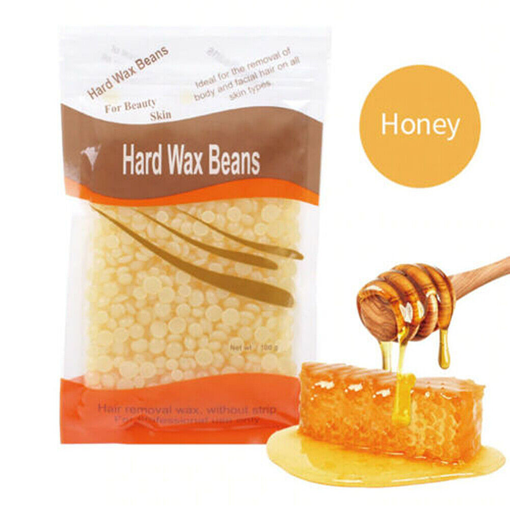200g Natural Hard Wax Beans Beads for Painless Body Hair Removal Waxing Warmer